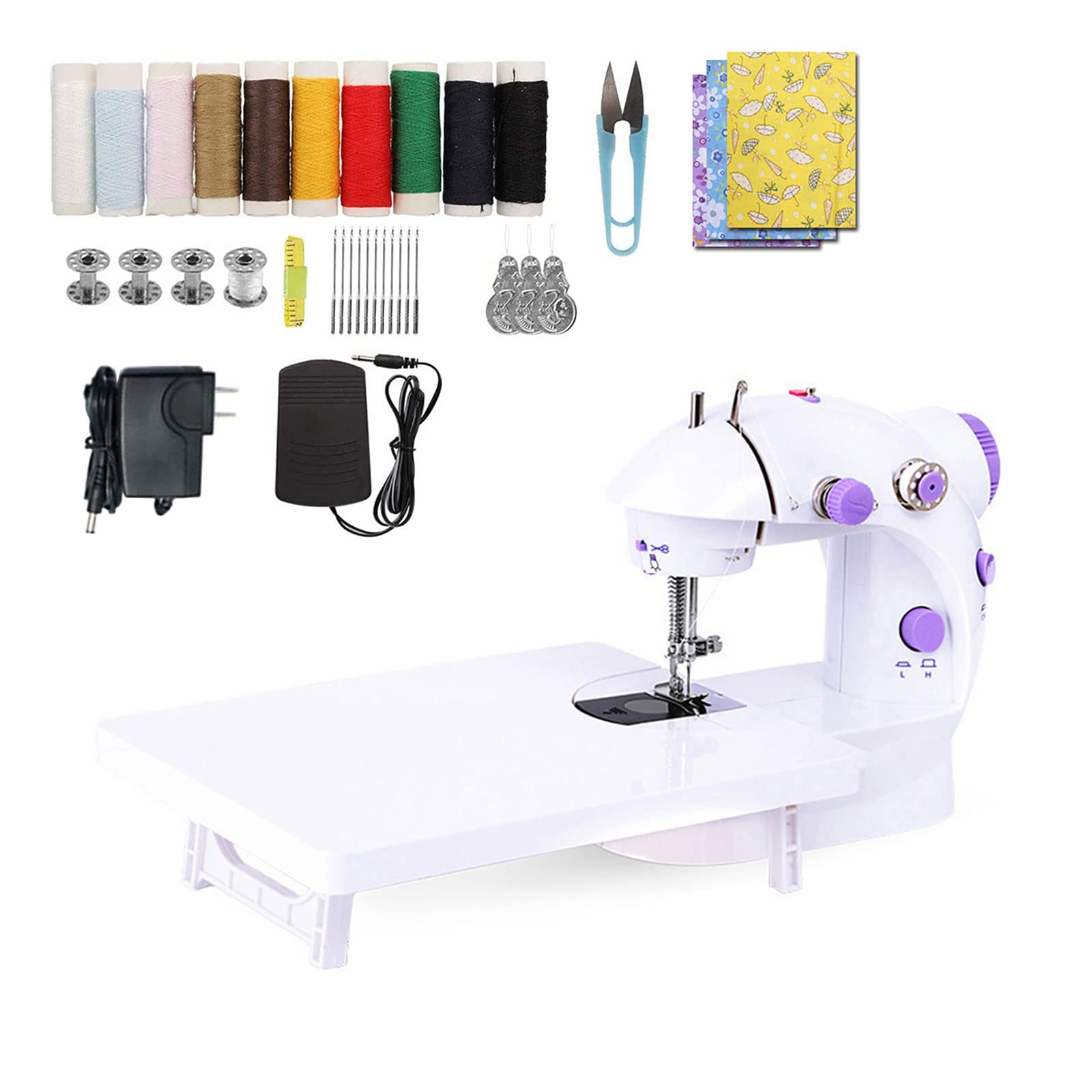 Máquina de coser portátil con mesa